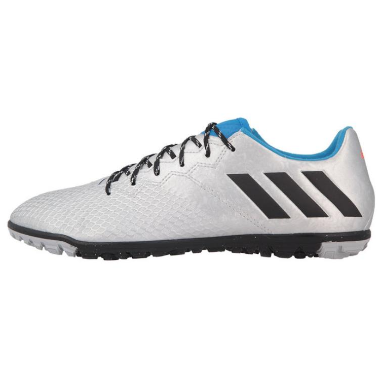 Adidas Adidas Messi 16.3 TF Turf Artificial Turf Slip Resistant Abrasion Resistant Soccer Shoes Men's Gray