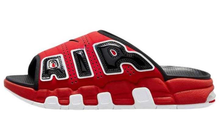 Nike Nike Air More Uptempo Sports Slippers Men's Black Red