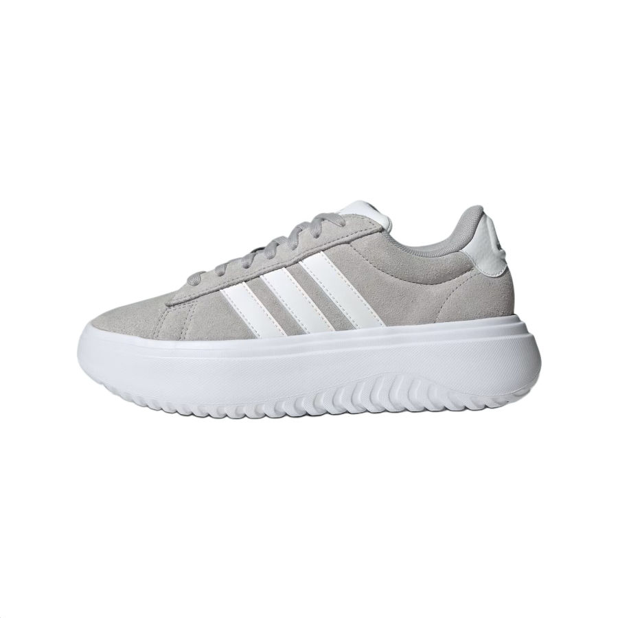 Adidas Adidas GRAND COURT Slip Resistant Abrasion Resistant Low top Casual Shoes Women's Gray