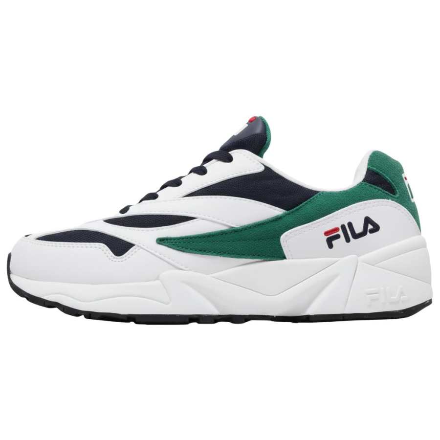 FILA Venom 94 Comfortable Casual Shoes Men's White Black Green
