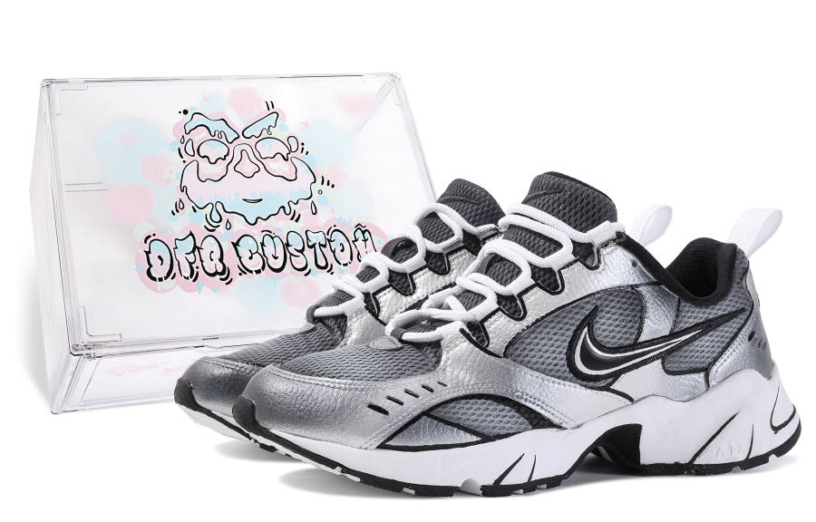 Nike Nike Air Heights Low top Casual Shoes Women's Silver White
