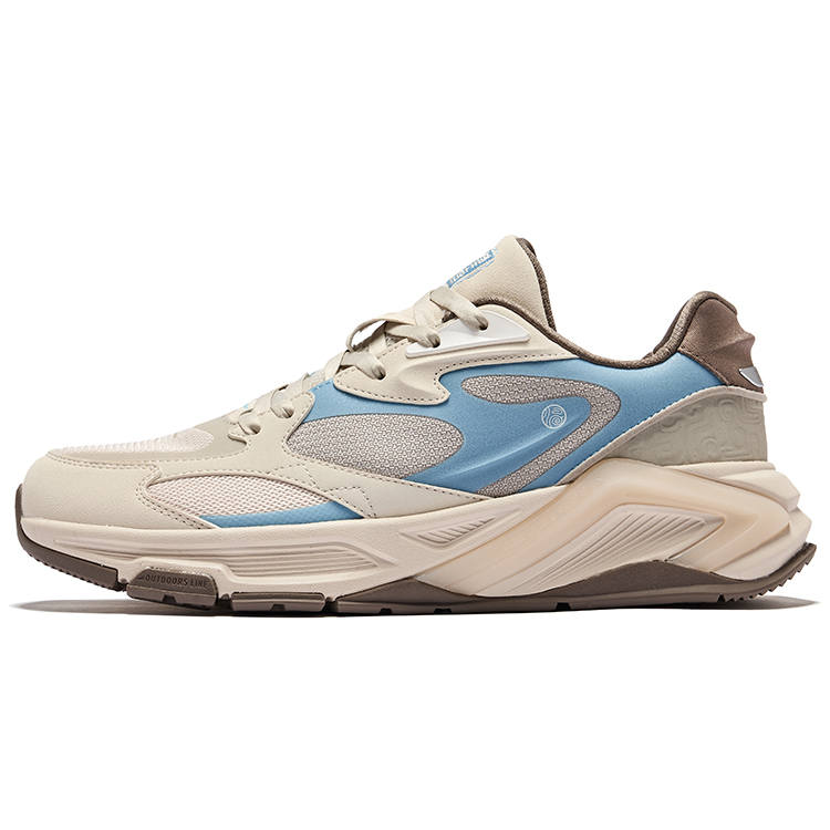 Erke Charter 2 Abrasion Resistant Breathable Low top Casual Shoes Men's Eggnog Gray Warm Mist Gray