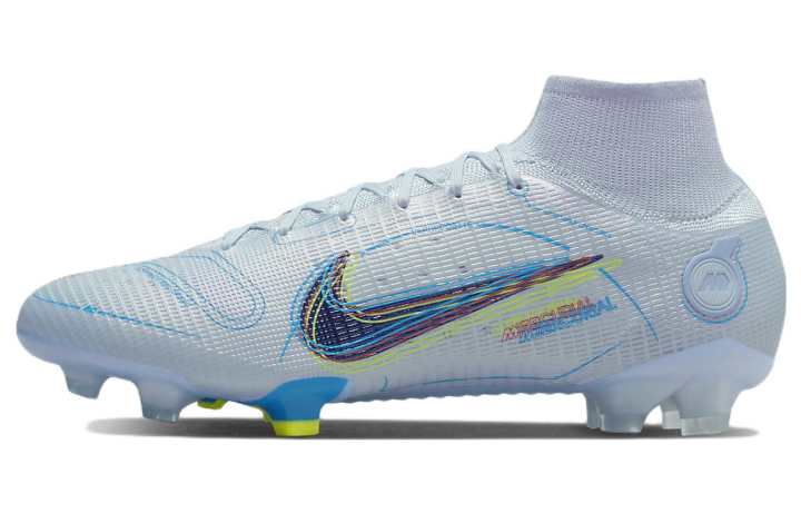 Nike Nike Mercurial Superfly 8 FG Firm Ground Slip Resistant Abrasion Resistant Coverage Support Soccer Shoes Unisex