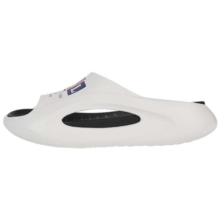 RSL Comfortable Slip Resistant Abrasion Resistant Slip Resistant Abrasion Resistant Slide Slippers Unisex White Black
