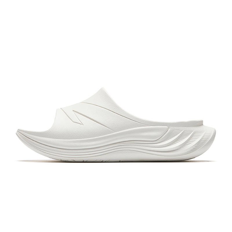 Anta Cushioning Slip Resistant Cushioning Slip Resistant Slide Slippers Men's Ivory White