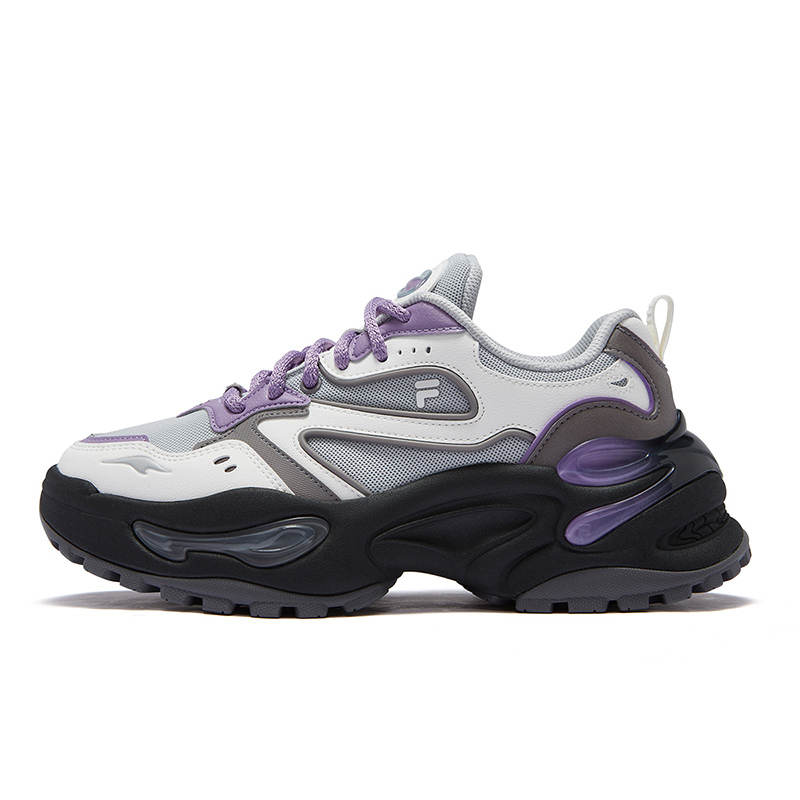 FILA FUSION EVA Gummies Low top Casual Shoes Women's Gray Purple