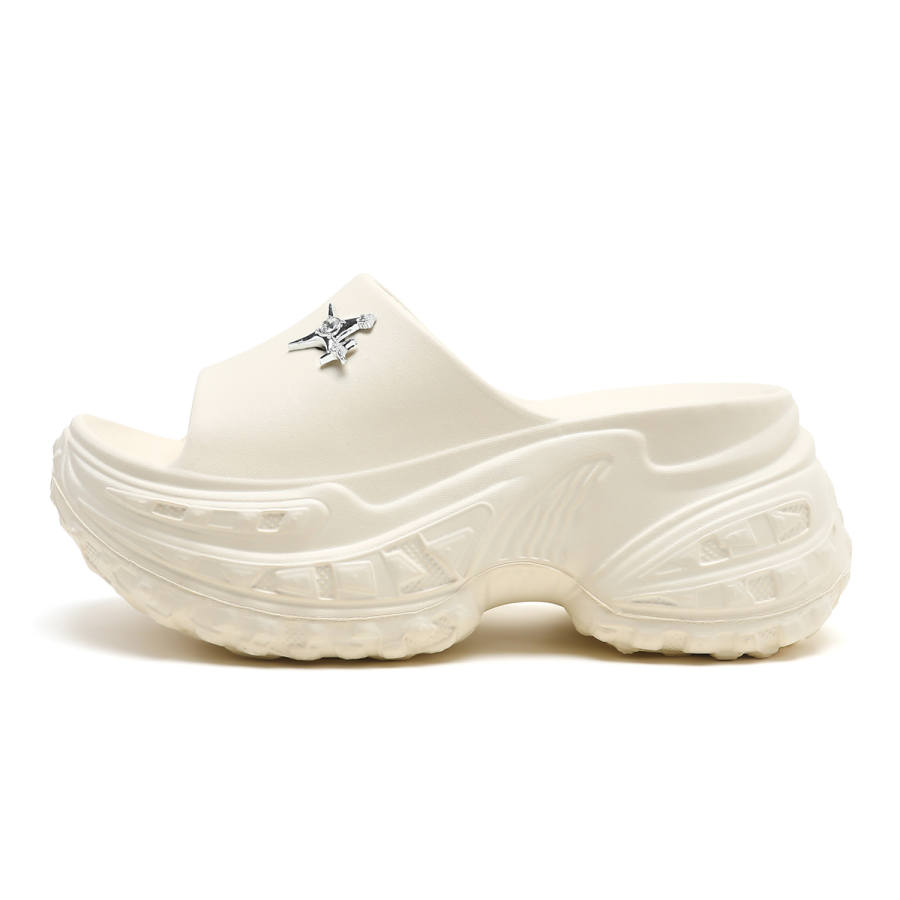 Jeep EVA Slide Slippers Women's White