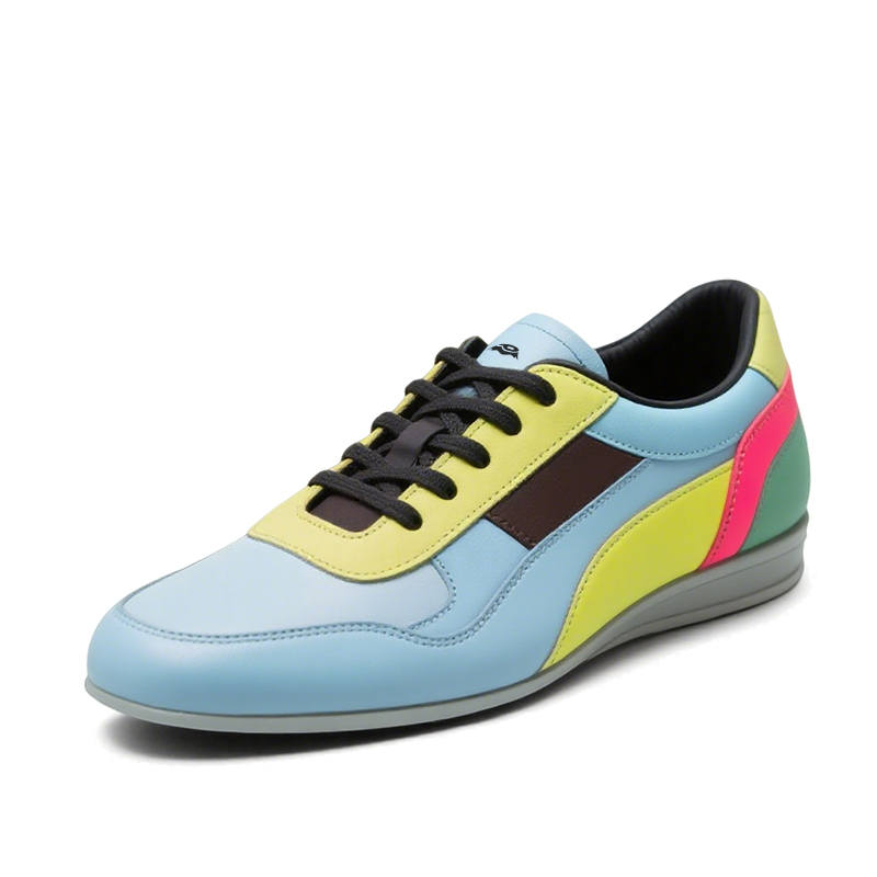 Snow Know The Answer (SKTA) Snow Know The Answer SKTA Synthetic Leather Abrasion Resistant Cushioning Low top Casual Shoes Men's Blue