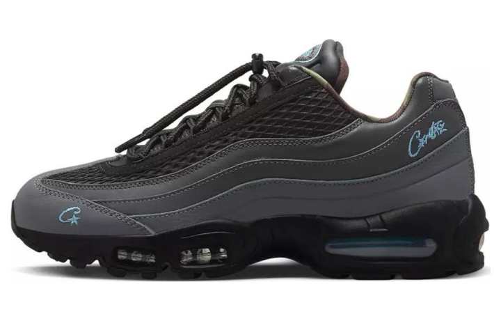 Nike Corteiz x Nike Air Max 95 Gutta Green Abrasion Resistant Breathable Low top Casual Shoes Men's