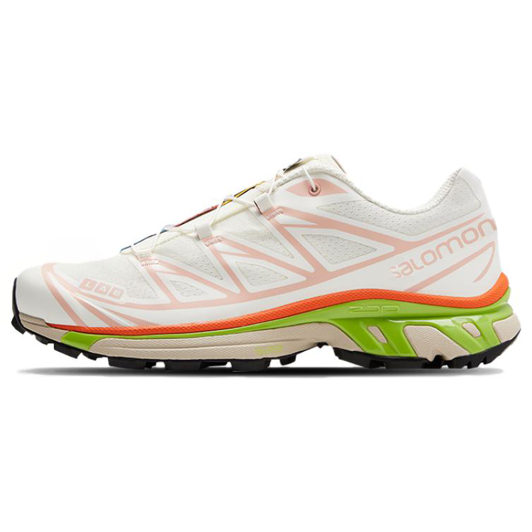 SALOMON XT 6 Mesh Cushioning Slip Resistant Abrasion Resistant Low top Casual Shoes Unisex Vanilla
