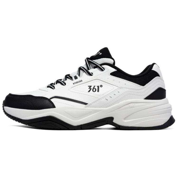 361° Life Collection Slip Resistant Cushioning Low top Casual Shoes Men's Black White