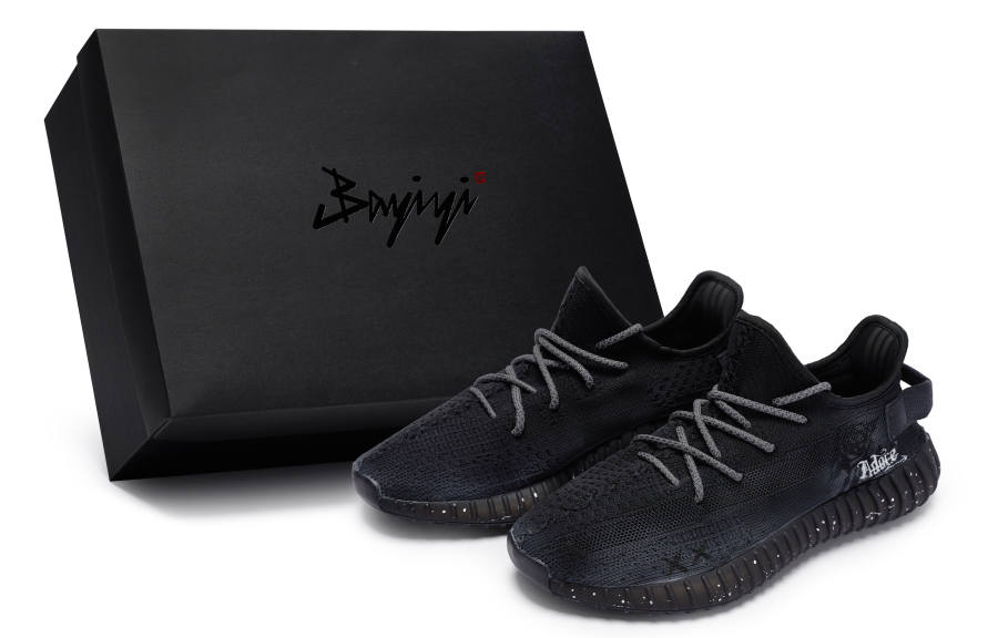 Adidas Originals Yeezy Boost 350 V2 811 Manufacturing, Vow Rose, Special Shoe Box Ink Splatter Low top Casual Shoes