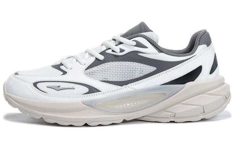 Erke Hongyu Millennium 909TD Abrasion Resistant Cushioning Low top Casual Shoes Men's White Gray