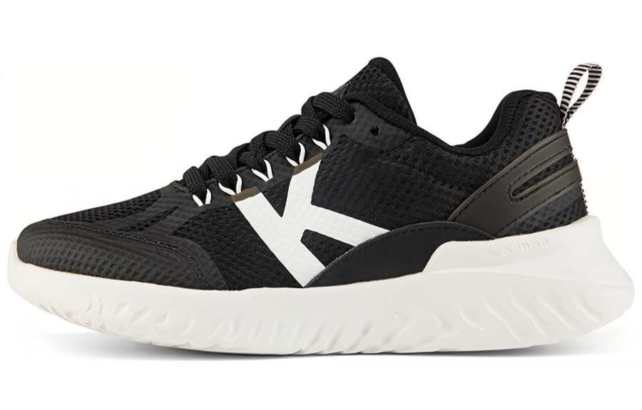 Kappa Textile, TPU, Synthetic Leather Abrasion Resistant Abrasion Resistant Low top Casual Shoes Unisex Black