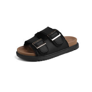 KLAOSD Rubber Abrasion Resistant Quiet Slide Slippers Women's
