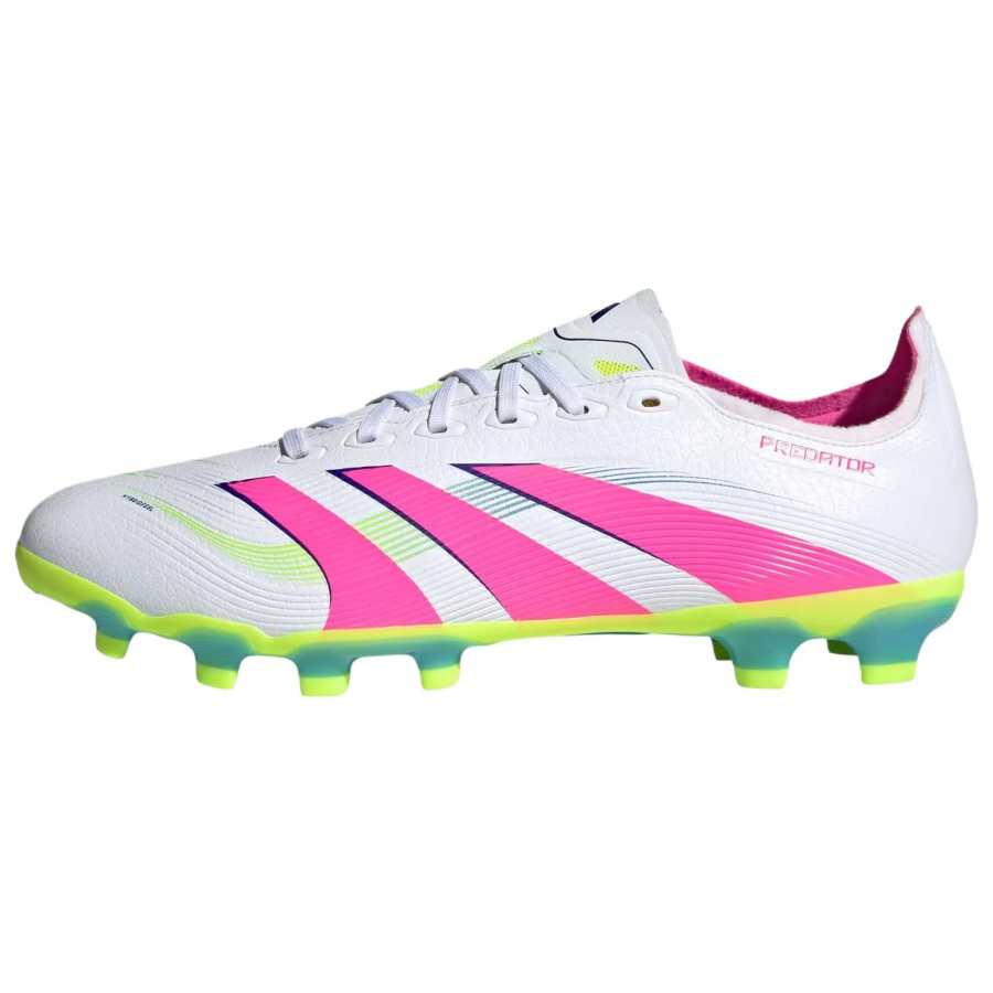 Adidas Adidas PREDATOR LEAGUE Slip Resistant Abrasion Resistant Soccer Shoes Men's White Pink