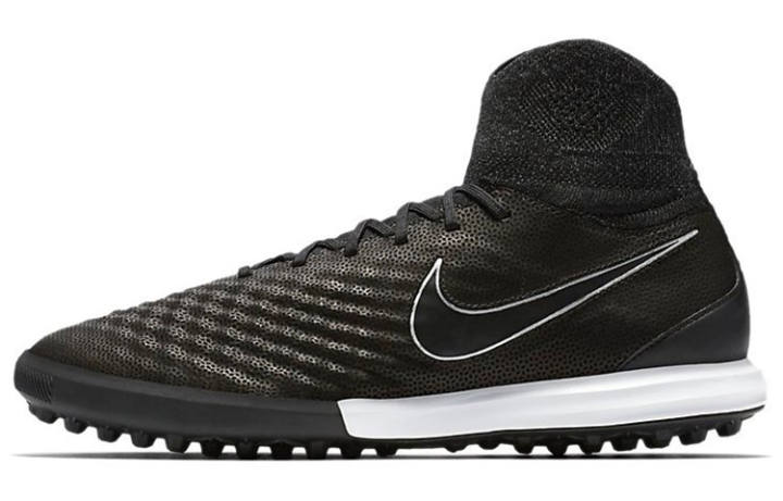 Nike Nike TF Turf Cushioning Slip Resistant Abrasion Resistant Soccer Shoes Men's Black