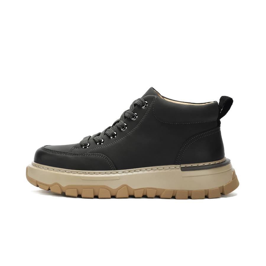 JEEP SPIRIT Short Combat Boots Men's Dark Gray