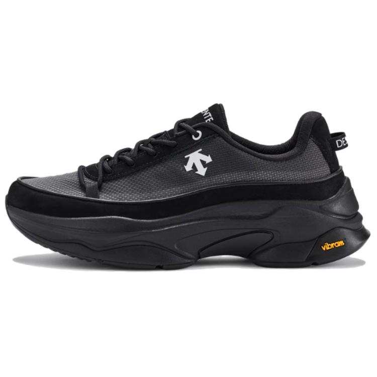 DESCENTE Dualis Slip Resistant Abrasion Resistant Low top Casual Shoes Unisex Black
