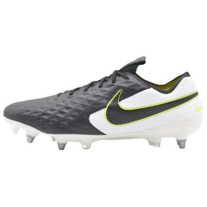 Nike Nike Tiempo Legend 8 Elite Slip Resistant Abrasion Resistant Soccer Shoes Men's White Black