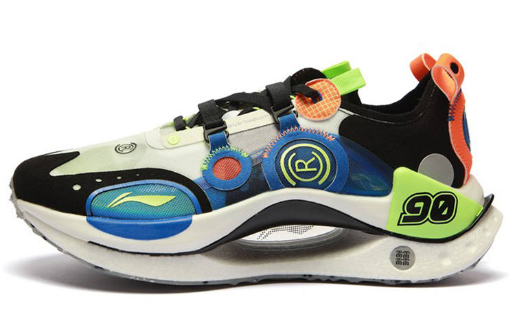 Li-Ning Li Ning Casual Shoes Men's Low Top Ivory/Crystal Blue/Black