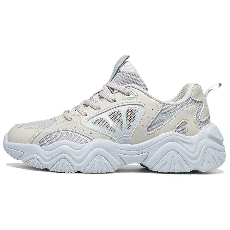 361° Abrasion Resistant Quick Dry Low top Casual Shoes Women's Blue Beige