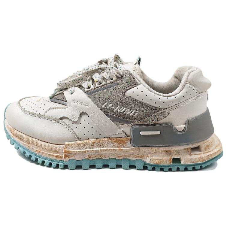 Li-Ning Li Ning 001 Slip Resistant Low top Casual Shoes Women's Mist White