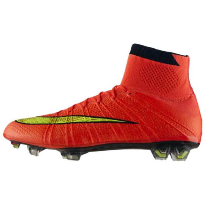 Nike Nike Mercurial Superfly Abrasion Resistant Soccer Shoes Unisex Red