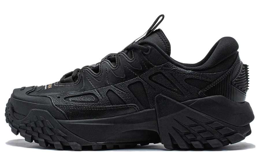 Li-Ning Li Ning Outdoor CF Tracing Linchuan FW Fabric Cushioning Breathable Low top Casual Shoes Men's Black