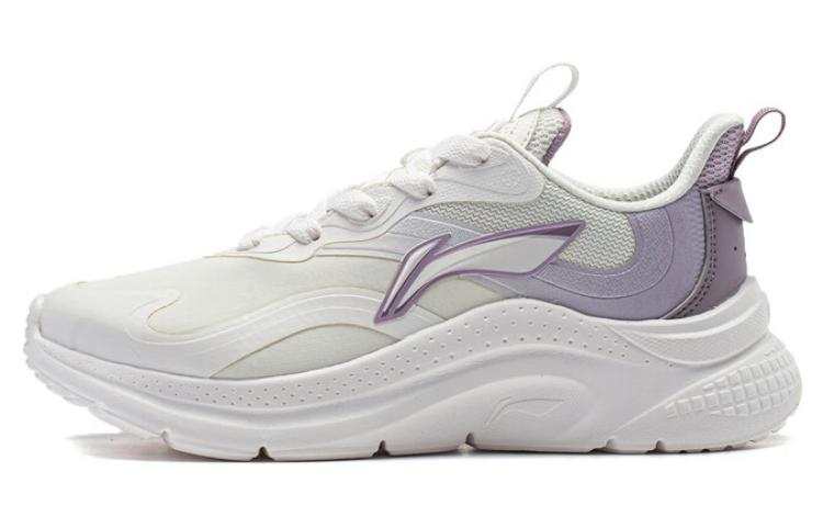 Li-Ning Li Ning Youyi Slip Resistant Abrasion Resistant Low top Casual Shoes Women's White Purple