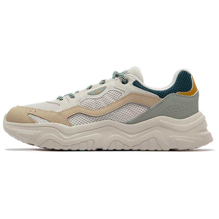 361° Abrasion Resistant Slip Resistant Low top Casual Shoes Men's Beige Brown Green