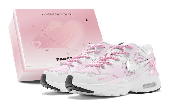 Nike Nike Air Max Fusion Romantic Treatment, Silver Pink, Sweet Girl Outfit Fabric