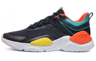 PEAK Breathable Low top Casual Shoes Men's Black Yellow Red