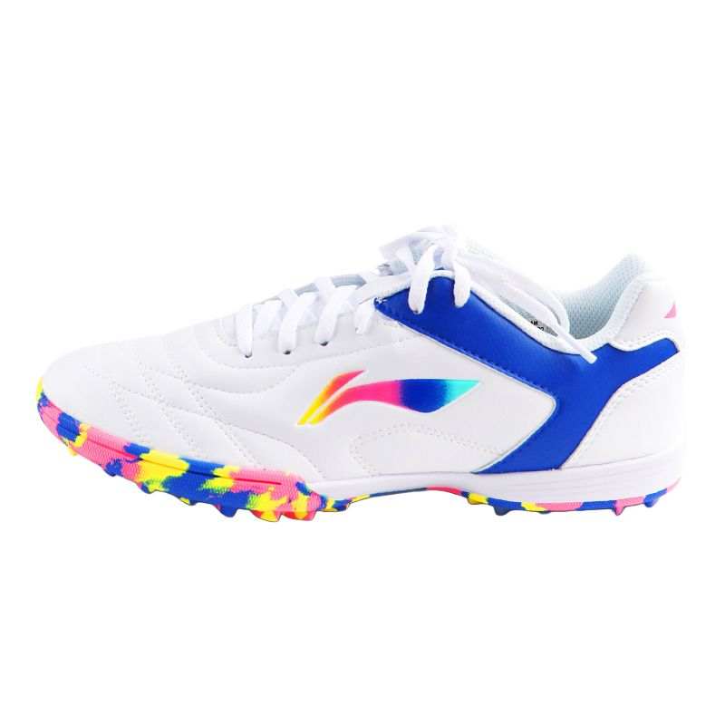 Li-Ning Li Ning Soccer Shoes Unisex Low Top Blue/Yellow/Pink