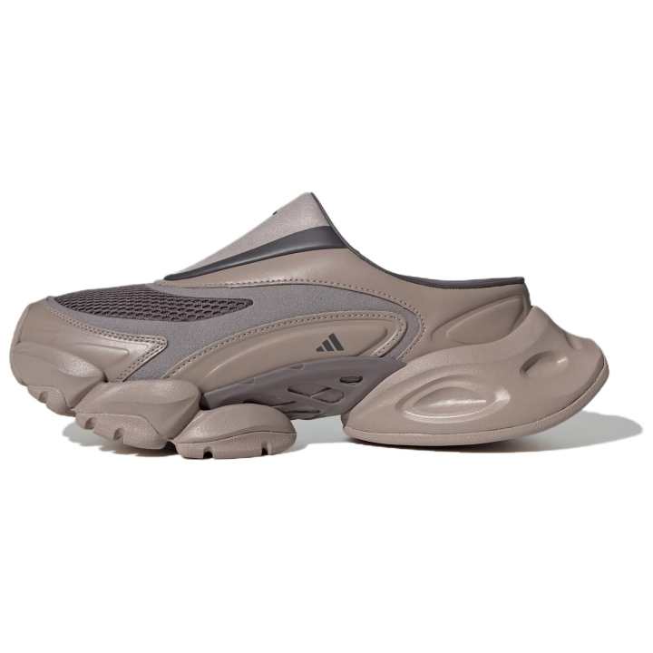 Adidas Adidas XLG Runner Mule No Special Function Closed Toe Slippers Unisex Gray Brown