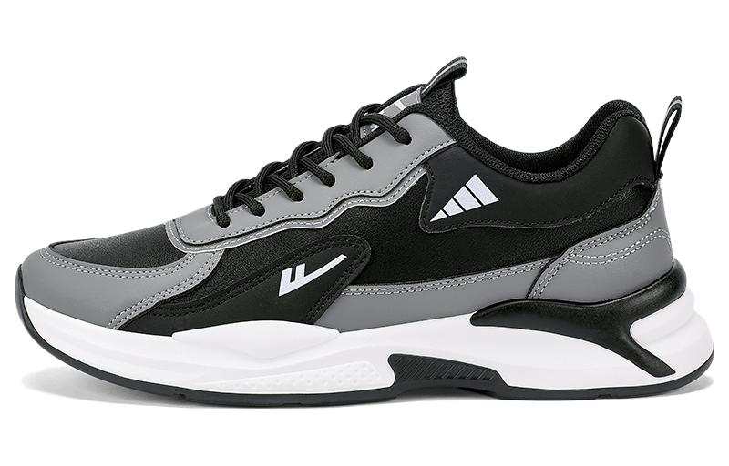 Warrior Abrasion Resistant Low top Casual Shoes Men's Black Gray