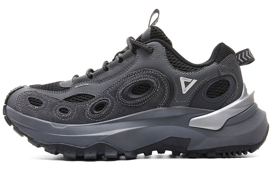 PEAK Abrasion Resistant Coverage Rebound Low top Casual Shoes Men's Magnet Gray Black