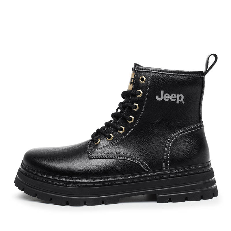 Jeep Jeep Combat Boots Men's Black, Chestnut Brown