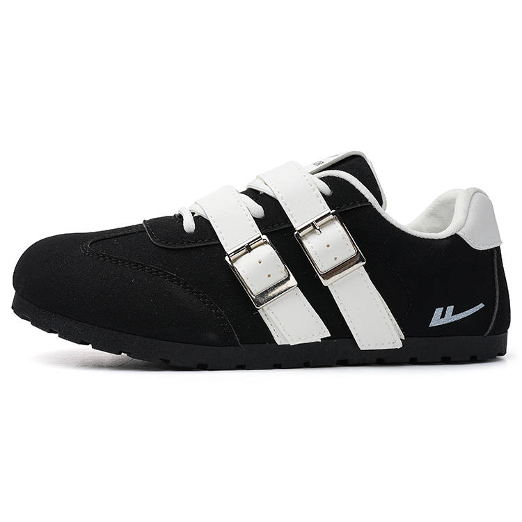 Warrior Synthetic Leather Casual Shoes Women's Black White