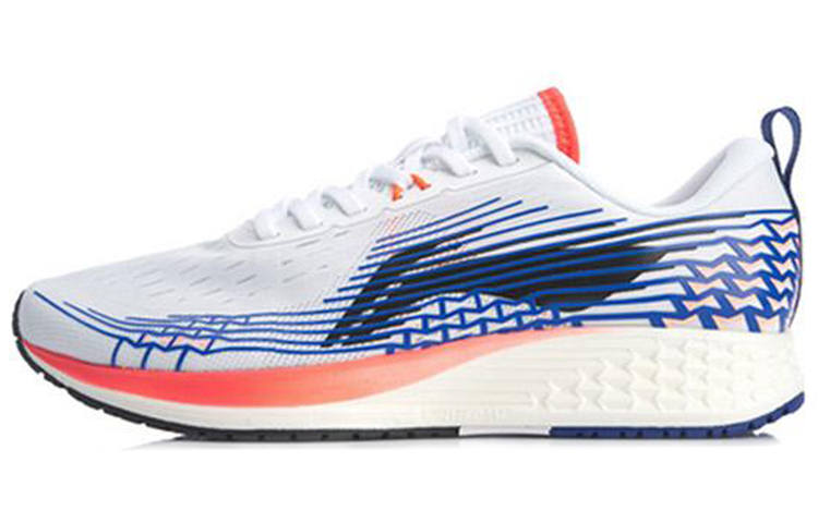 Li-Ning Li Ning Red Hare 4 Cushioning Slip Resistant Abrasion Resistant Low top Running Shoes Men's Light Blue