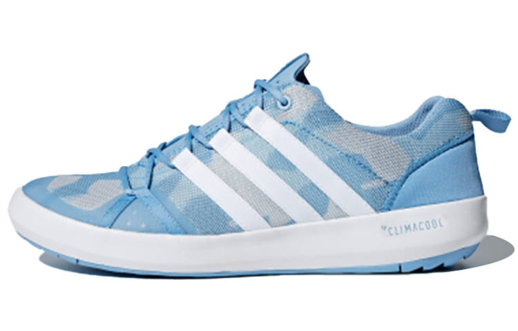 Adidas Adidas Terrex CC Boat Graphic Cushioning Slip Resistant Low top Casual Shoes Unisex Blue White