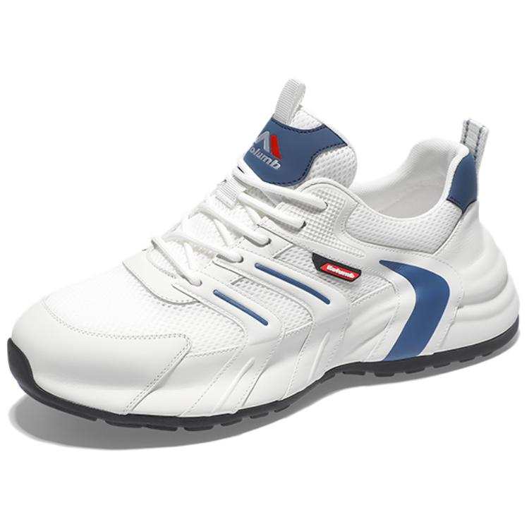 Kolumb Slip Resistant And Breathable Support Low top Casual Shoes Unisex White Blue