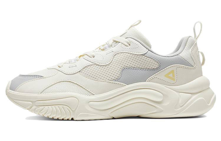 PEAK Slip Resistant, Abrasion Resistant, Breathable Low top Casual Shoes Men's White Gray