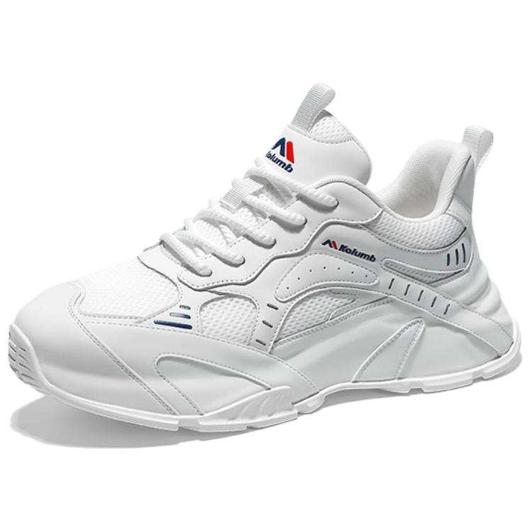 Kolumb Slip Resistant, Abrasion Resistant, Breathable Low top Casual Shoes Men's White