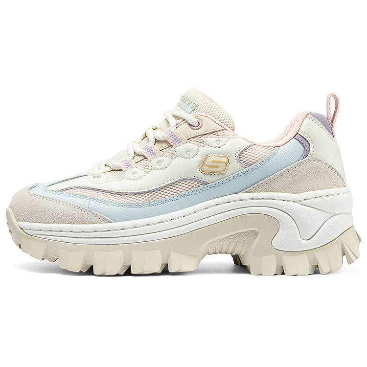 Skechers HI RYZE Honey Cake Shoes Cushioning Abrasion Resistant Breathable Coverage Quick Dry Height Increasing