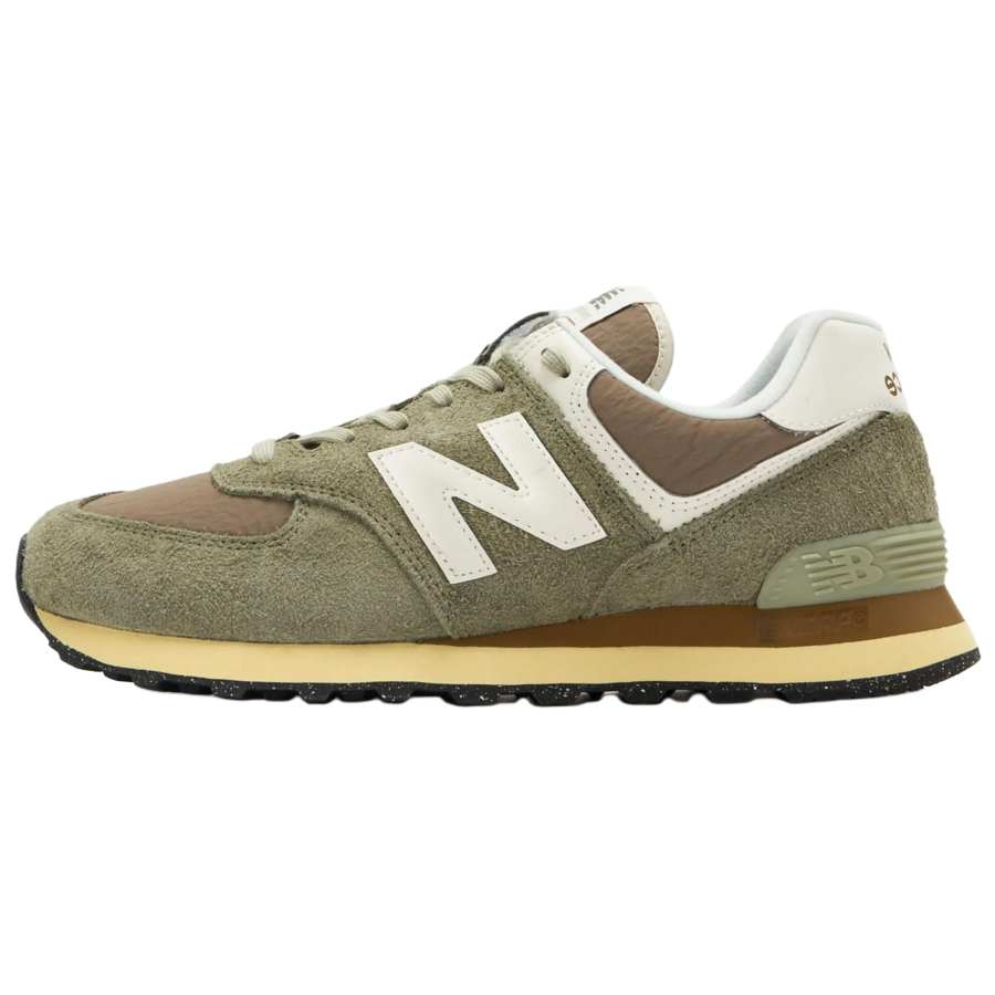 New Balance New Balance NB 574 Abrasion Resistant Low top Casual Shoes Women's Olive Green