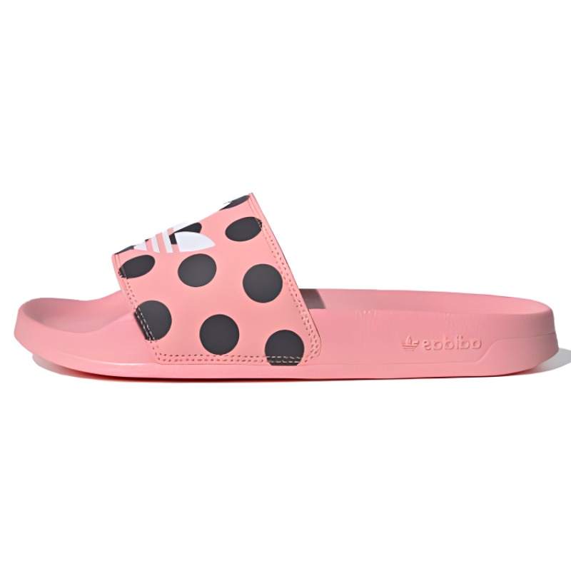 Adidas Originals Adidas Wmns Adilette Lite Slides 'Trefoil Logo - Polka Dot Pink' Women's