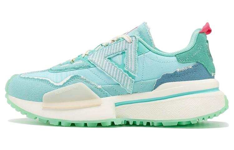 PEAK Taichi 70S Slip Resistant Abrasion Resistant Low top Sports Casual Shoes Women's Bright Nouveau Green