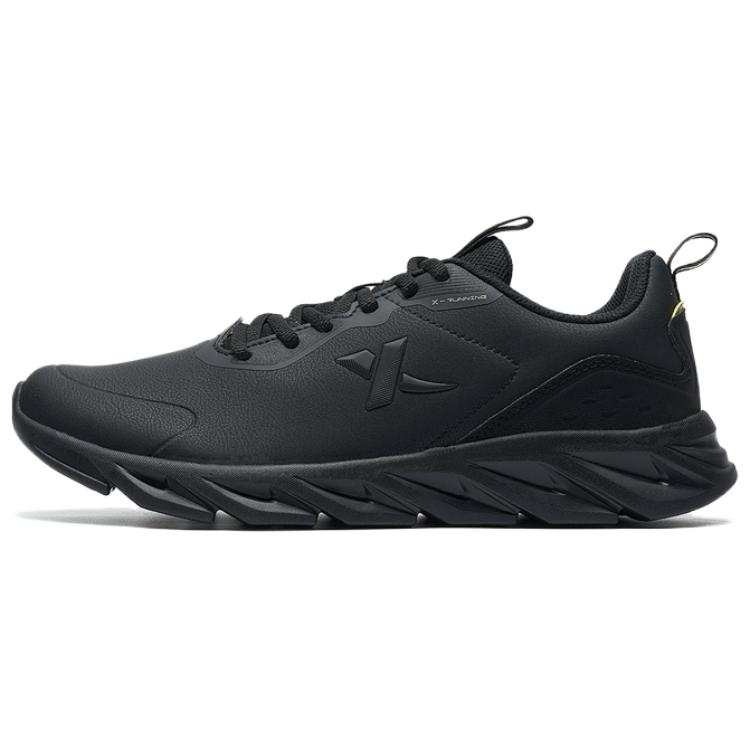 XTEP Comfortable Cushioning Lightweight Cushioning Lightweight Low top Casual Shoes Men's Black