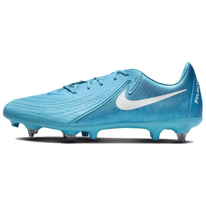 Nike Nike Phantom GX 2 Academy SG Soft Ground Slip Resistant Abrasion Resistant Soccer Shoes Unisex Blue White
